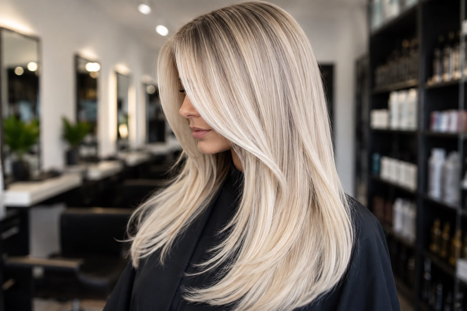 Blick in den Salon von Hairstyle & Beauty by Susanne Tress in Karlsruhe